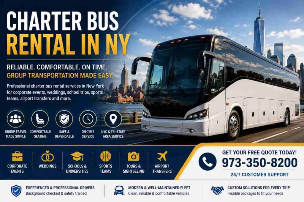 Charter Bus Rental in NY