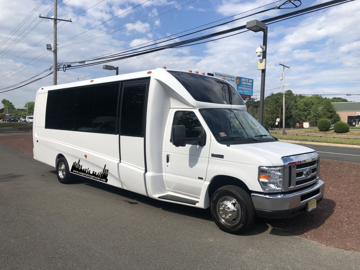 Corporate Shuttle Bus Exterior
