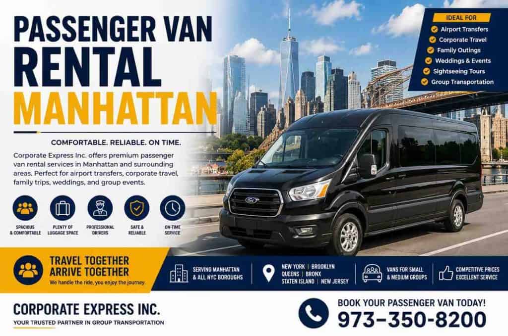 Passenger Van Rental Manhattan